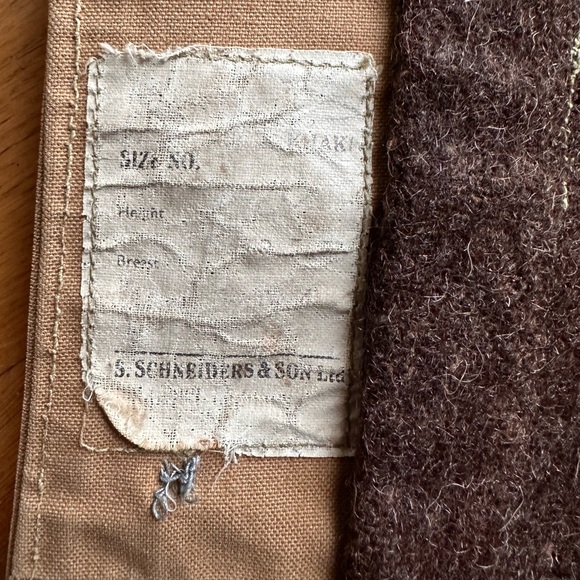 WW2 British Jerkin vest - rare in canvas - Picture 3 of 5